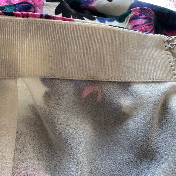 Veronica Beard Ravello Floral Jacquard Ruched Silk Mini Skirt. Size: 0 - Picture 14 of 15